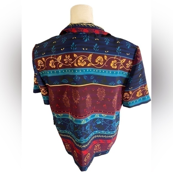 SAG Harbor one button blouse jacket size 10 - Picture 2 of 11